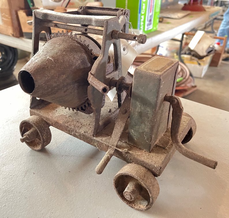 Vintage Buddy L Metal Toy Cement Mixer