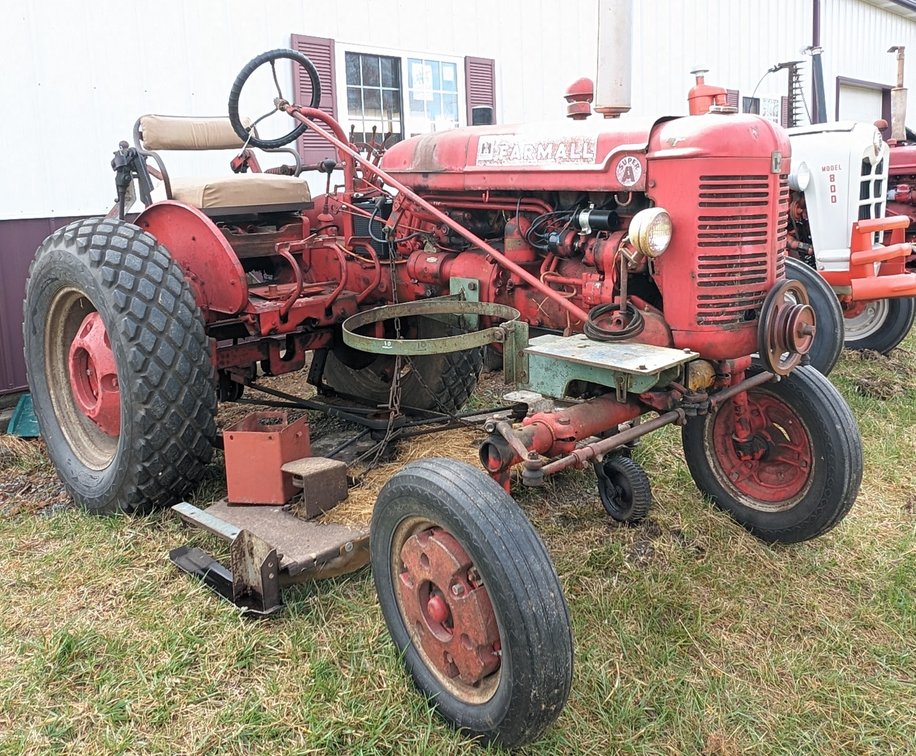 Farmall Super A w/ Belly Mower