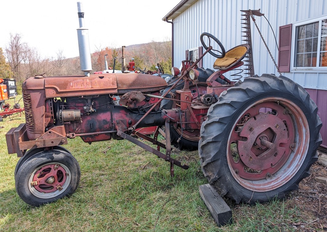 Farmall C Tractor w/ Sickle Bar Mower
