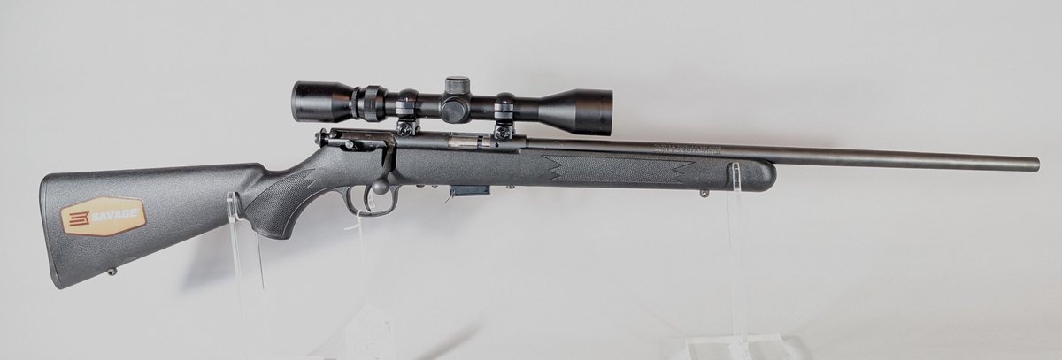 Savage 93R17, w, Weaver scope and mag