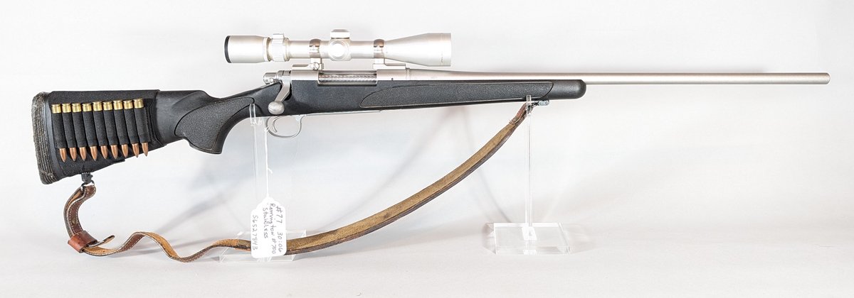 Remington Model 700 Stainless Barrel, 30-06 Bolt Action Rifle w/ Nikon Scope