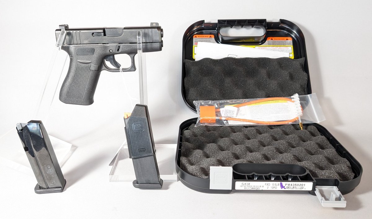 Glock 43X, 9mm Pistol