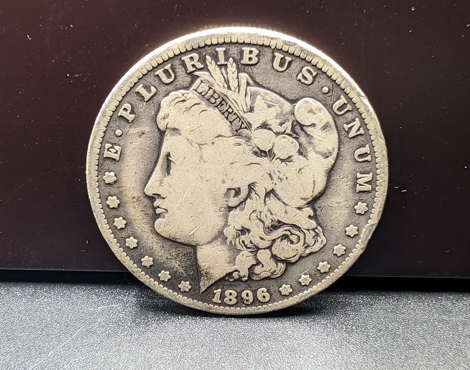 1896-O Morgan Silver Dollar