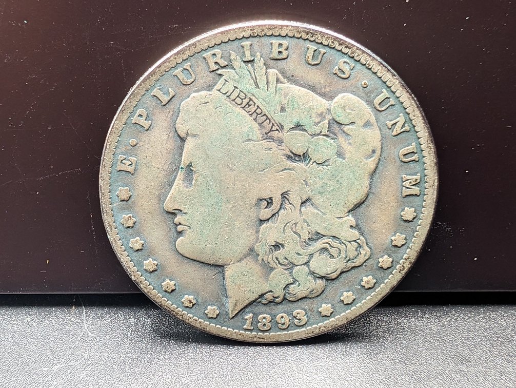 1893-O Morgan Silver Dollar