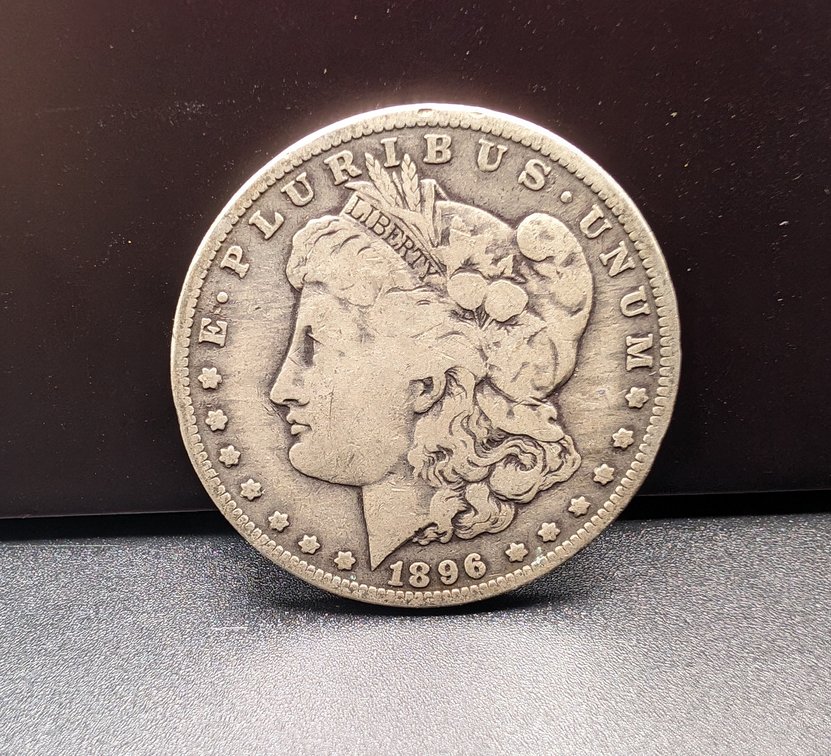 1896-O Morgan Silver Dollar