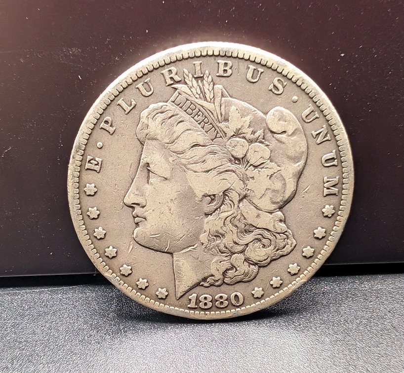 1880-CC Morgan Silver Dollar