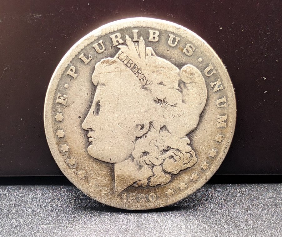 1890-O Morgan Silver Dollar