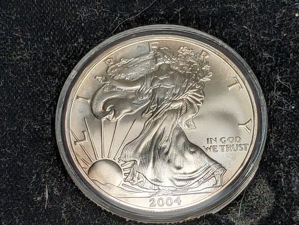 2004 Silver American Eagle Bullion Coin