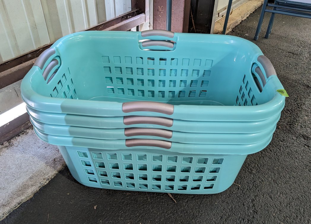(4) Large Tub Totes