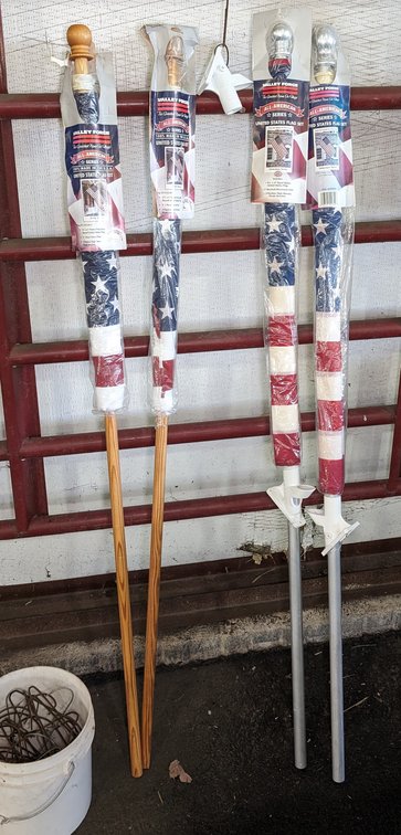 (4) New American Flags Valley Forge 