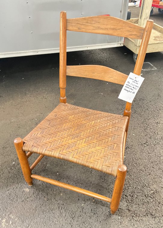 Lewis Neal Hough Pre Civil War Wagon Seat/Work Chair