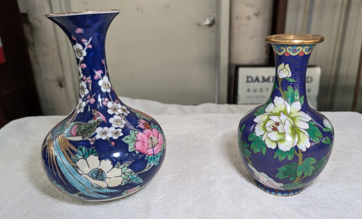 (2) Oriental Vases