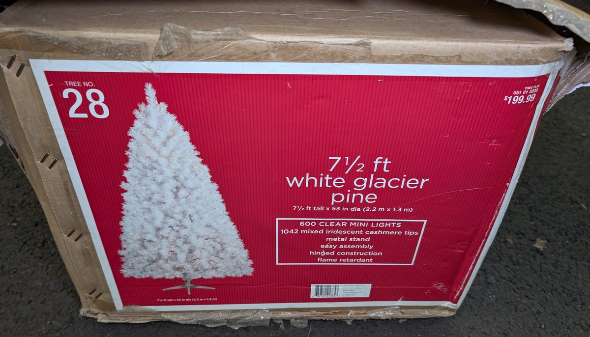 White Glacier Pine Christmas Tree