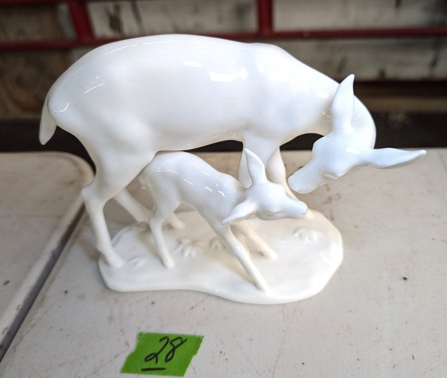 Noritake Porcelain Deer & Fawn