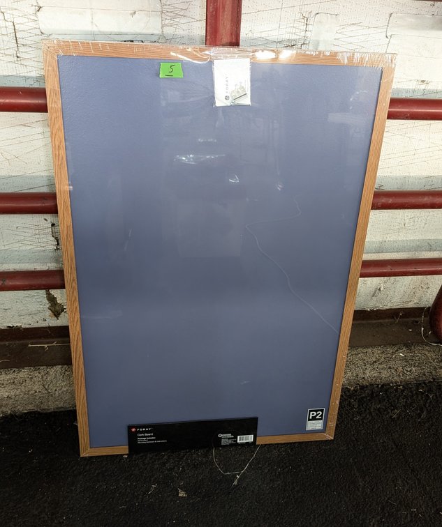 New Wood Framed Cork Board