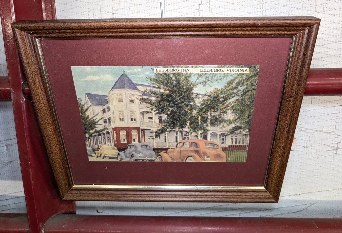 Wood Framed Leesburg Inn Art Print