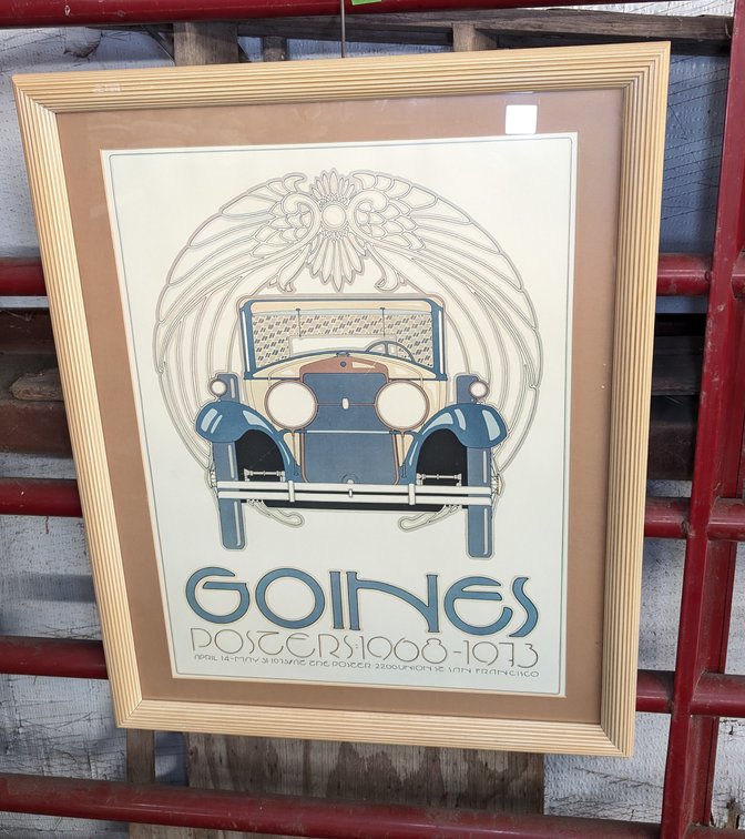 Framed Goines Posters 1908-1973 Print