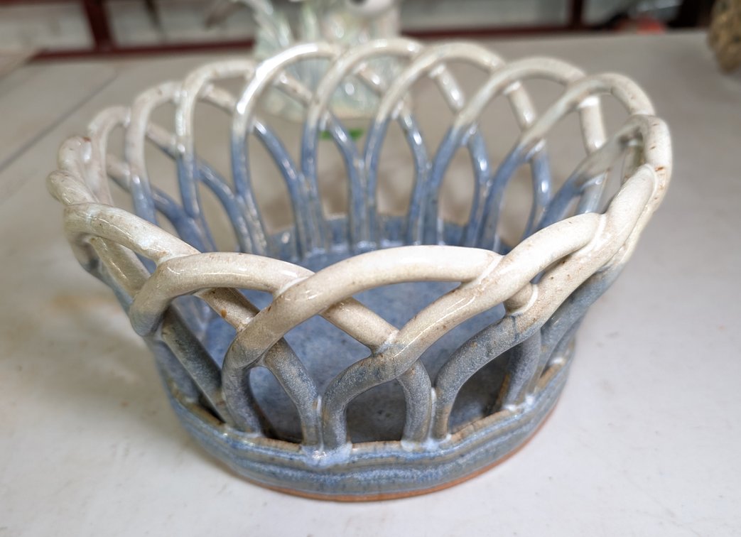 Pottery Art Basket