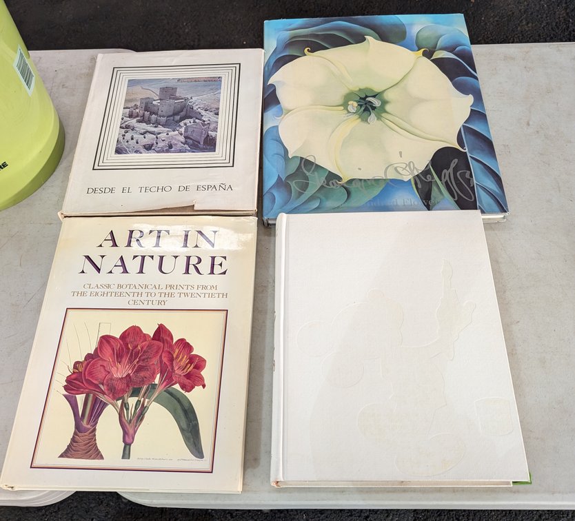 (4) Coffee Table Books, Art & Walt Disney