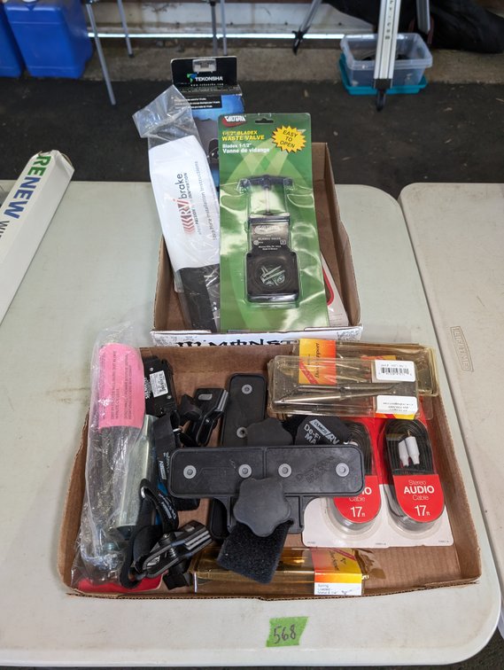 Audio Cables, Adapters, Waste Valve, Door Stoppers