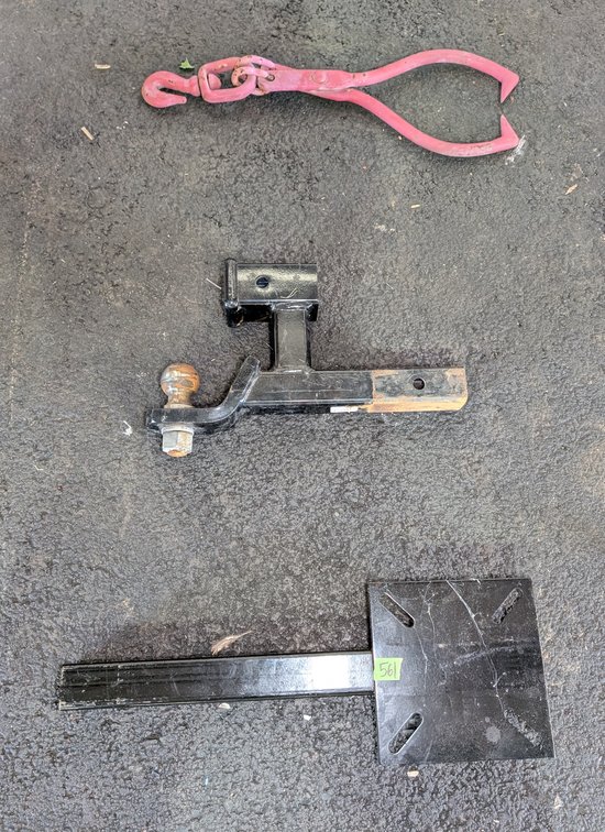 Log Lifter, Reese Hitch w/Ball & Reese Hitch w/Adapter