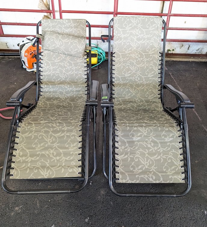 (2) Lounge Chairs
