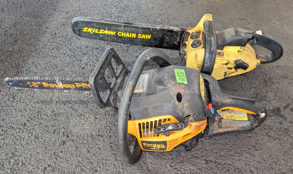 18" Poulan Pro Chainsaw & Skilsaw