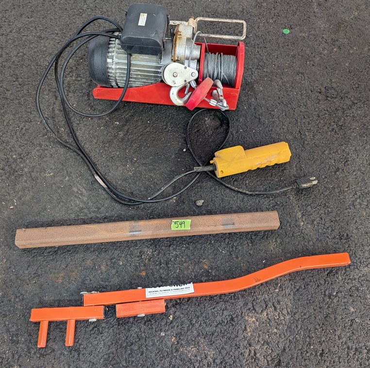 Bowrench Paneling Tool, Electric Winch