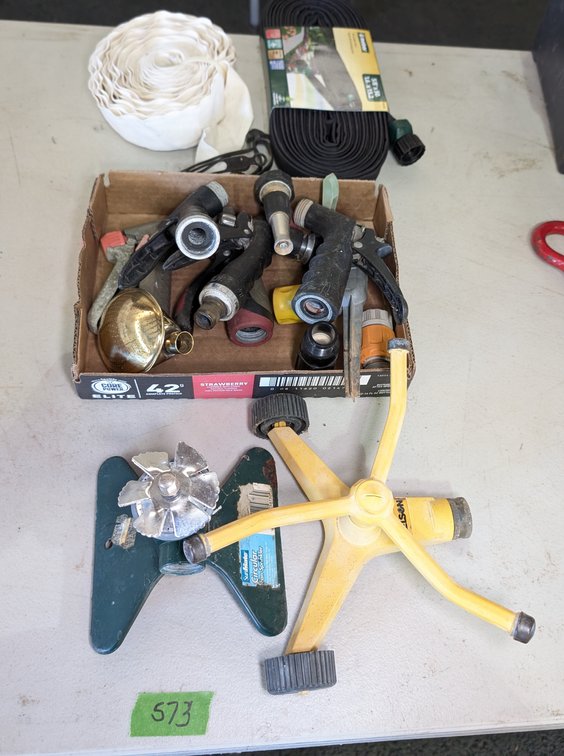 Water Hose Nozzles, Lawn Sprinklers, Soaker Hose