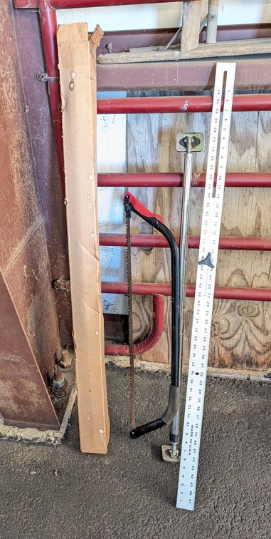 Splice Covering, Bow Saw, Straight Edge (4ft)