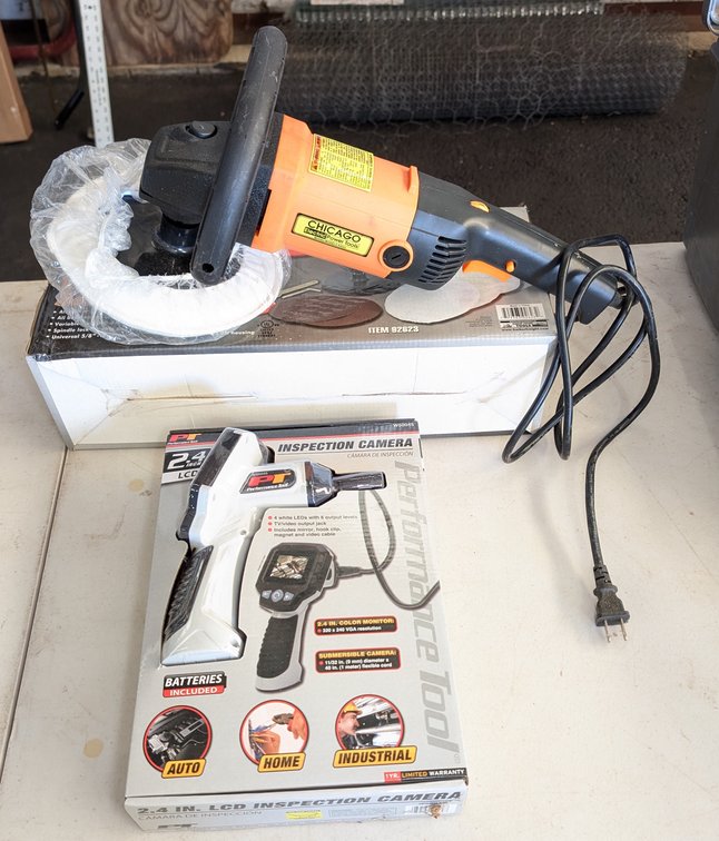 Chicago Polisher/Sander, 2.4 LCD Inspection Camera