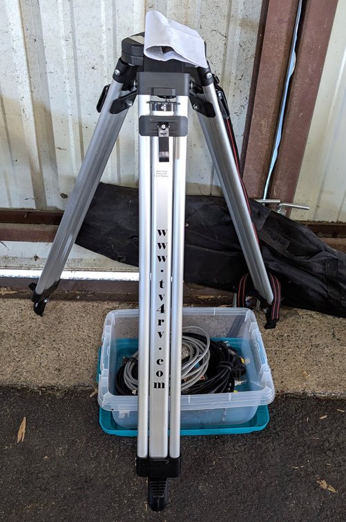 RV TV TriPod Heavy Duty Satellite Dish
