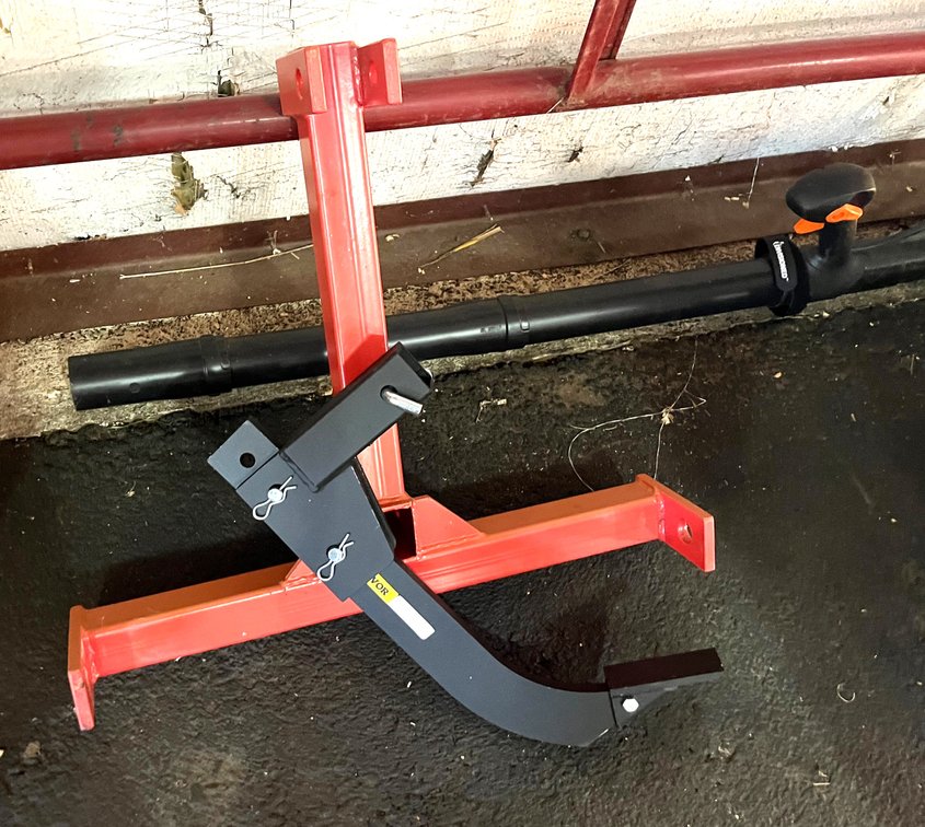 3 Point Hitch Frame & 1 Shank Root Rake Attachment