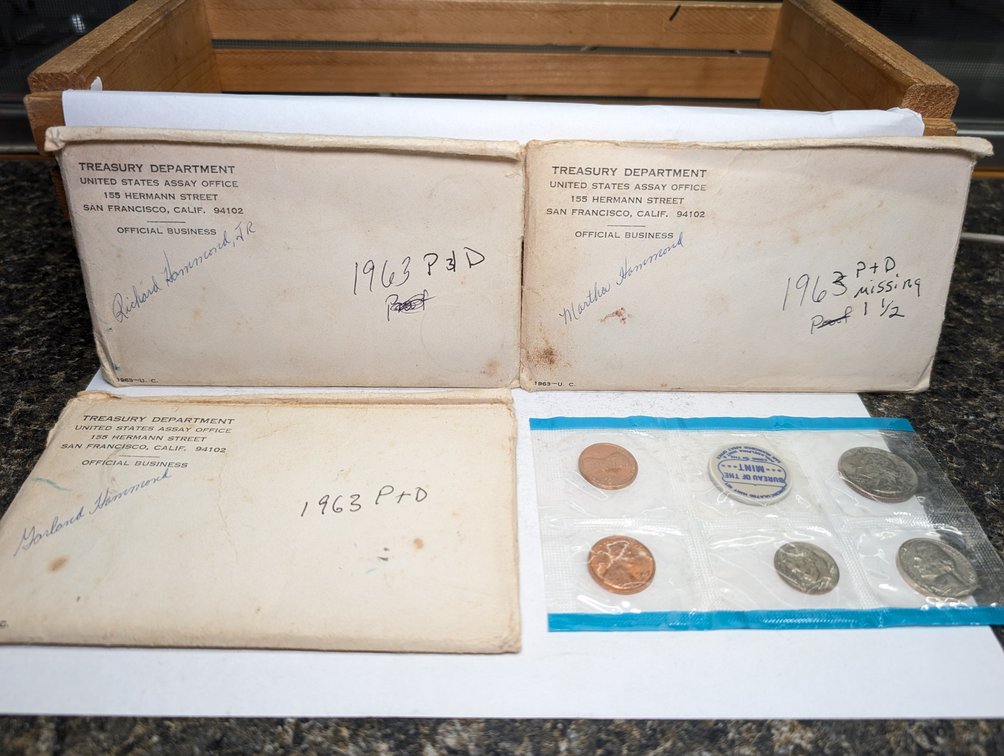 (3) 1963 Proof Sets & 1969 Mint Set