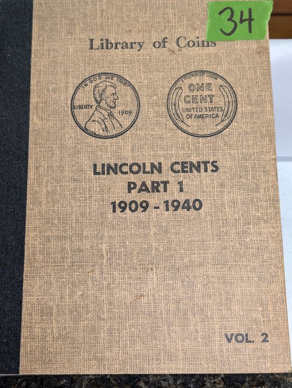 Library of Coins Lincoln Cents Part 1 1909-1940