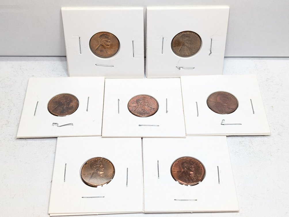 (7) Wheat Pennies