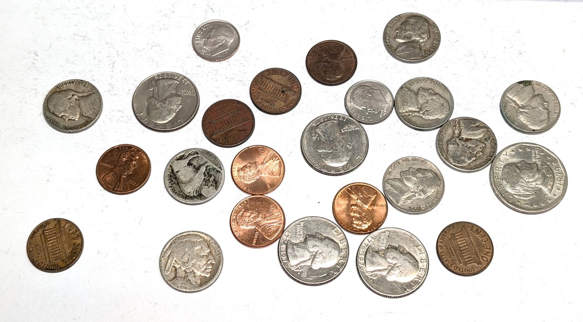 Misc Modern Coins - Buffalo Nickels, Susan B Anthony Dollars, Washington Quarters Etc