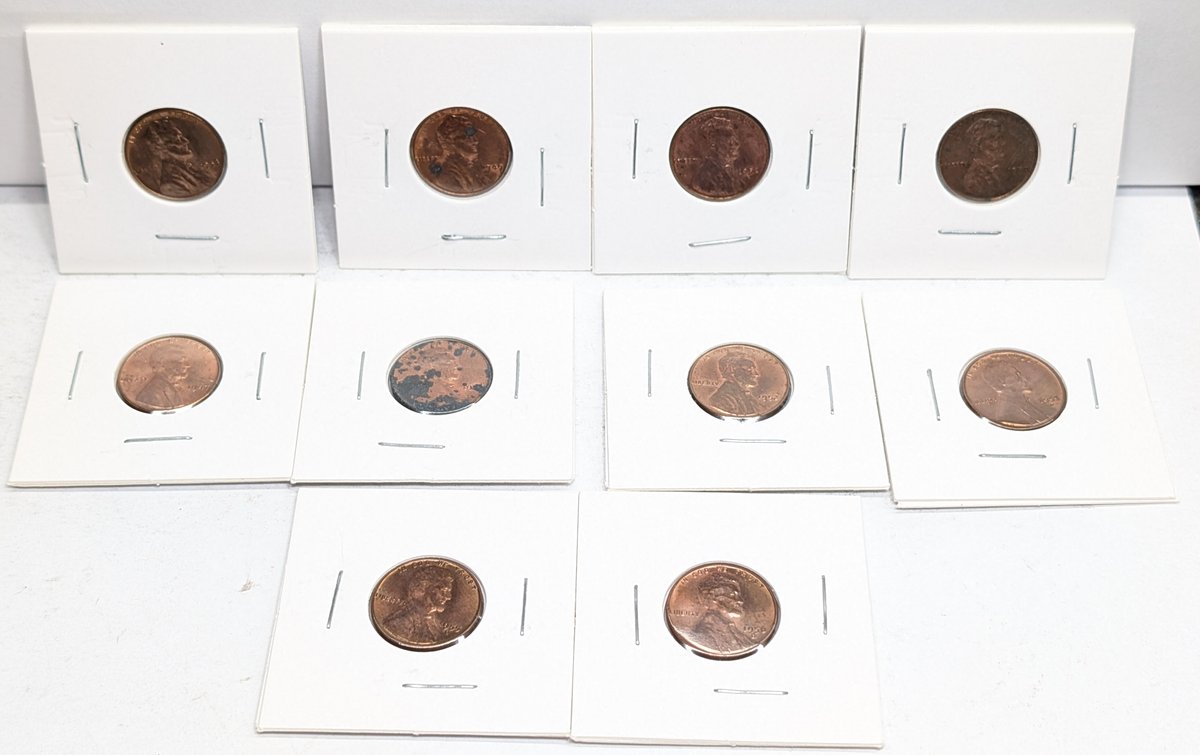 (10) Wheat Pennies