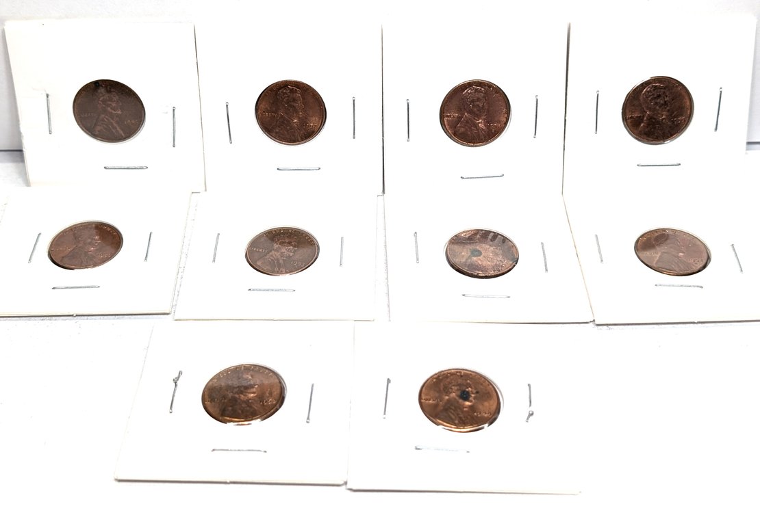 (10) Wheat Pennies