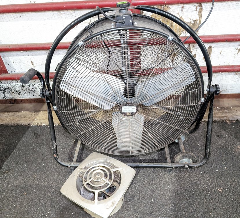 Large Industrial Fan on Wheels by County Line 