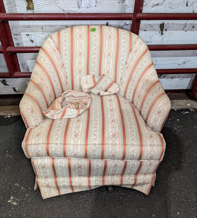 Lounge Chair Fabric Covered