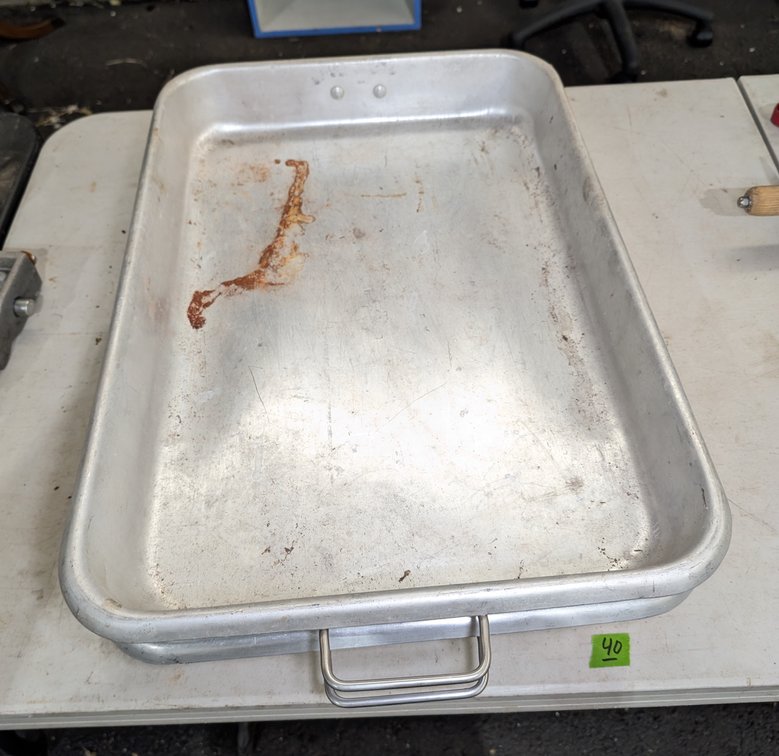 (2) Aluminum Pans w/Handles