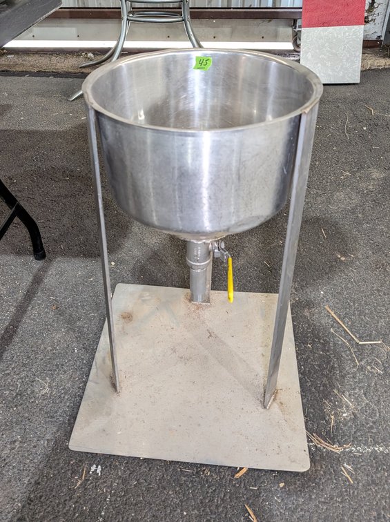 Stainless Steel Vat w/Aluminum Base