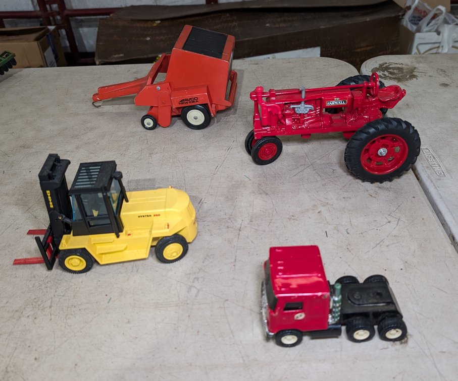 Farmall Tractor, Fork Lift, Baler & Buddly Southern States Tractor