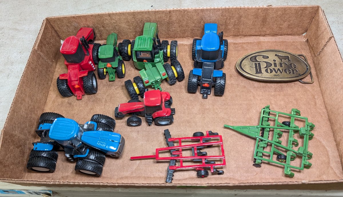 Sire Power Belt Buckle & Toy Tractors
