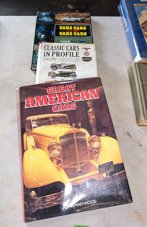 (3) Hardbound Car Books
