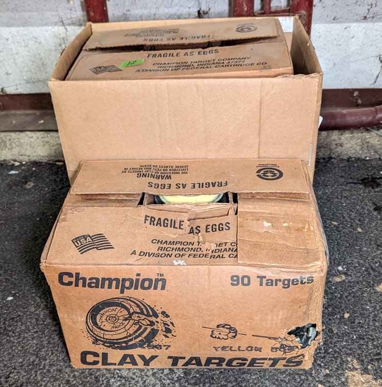 2 Boxes of Champion Clay Targets