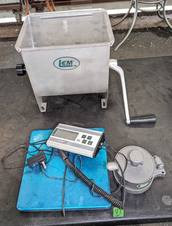 LEM: Hamburger Press, Digital Food Scale & Meat Mixer