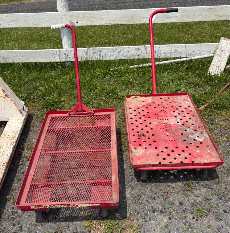 (2) Heavy Duty Utility Carts