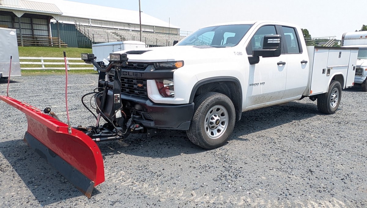 2020 Chevrolet 3500 Silverado 4WD Pickup Truck w/ Boss 8ft Super Duty Plow (T280)